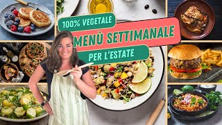 Menù Estivo Vegano per la Famiglia Ricette e Lista della Spesa  PDF da scaricare [upl. by Silbahc675]