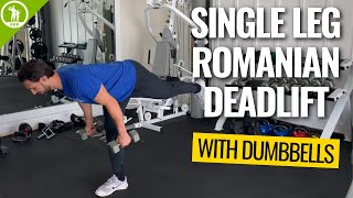 How To Do A Single Leg Deadlift  The Right Way  WellGood [upl. by Willi997]