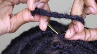 How To Interlock Locs the RIGHT way Loc Maintenance with Amazing Locking Tool [upl. by Selassie]