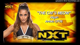 Aliyah 2017  quotThe Cats Meowquot WWE NXT Entrance Theme [upl. by Vivien489]