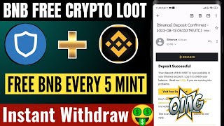 New Crypto Loot Today  instant payment airdrop free bnb cryptocurrency earning [upl. by Ajna14]