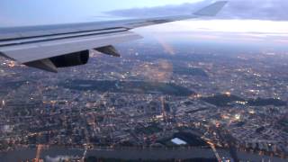 Landing at London Heathrow Airport Sunrise [upl. by Aida]