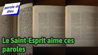 Le SaintEsprit aime ces paroles mais peu de chrétiens les prononcent [upl. by Orna]