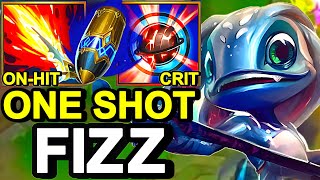 WILD RIFT CHINA FIZZ MID  MAX AP ONE SHOT FIZZ BUILD RUNES  LATE GAME BROKEN OP CHAMPION [upl. by Filberte861]