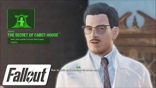 Fallout 4  The Secret of Cabot House w Charisma Bobblehead [upl. by Euqimod]