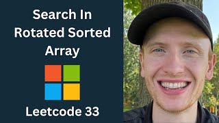 Search in Rotated Sorted Array  Leetcode 33  Binary Search Python [upl. by Tterrej883]