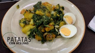 Patatas con acelgas Santo Espíritu del Monte Gilet Valencia [upl. by Anagrom]