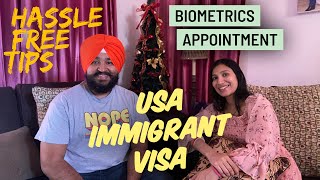 Biometrics Appointment Experience  US Immigrant Visa Interview India [upl. by Leksehc416]