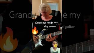 Grandma Guitar grandma2 guitar rock shorts [upl. by Caron]