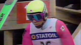 Noriaki Kasai  Vikersund 1990 Ski Flying World Championships [upl. by Cj404]