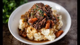 THE BEST PRESSURE COOKER POT ROAST RECIPE  FORK TENDER ROAST [upl. by Enomar]