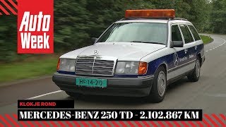 MercedesBenz 250TD W124  1986  2102867 km  AutoWeek Klokje Rond [upl. by Heck]