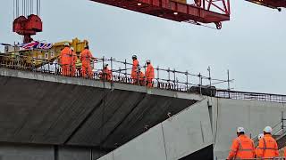 HS2 completes the Colne Valley Viaduct [upl. by Ylera497]