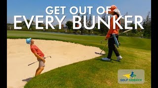 How to Get Out of Bunkers First Time Every Time  Fairway Green side Plugged Lies Fried Egg [upl. by Toma]