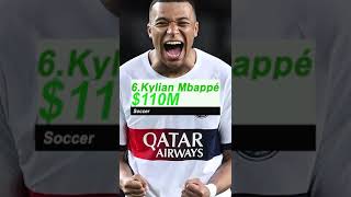 Forbes Richest Athletes 2024  Highlights [upl. by Sherris]