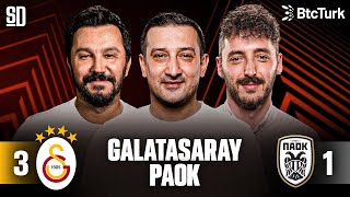 quotLİGDE DE AVRUPADA DA ÖNÜ AÇIKquot  Galatasaray 31 PAOK Yunus Akgün Osimhen Icardi Okan Buruk [upl. by Arytas]