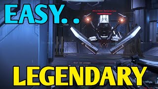 Halo Infinite Adjutant Resolution Boss Fight on Legendary Difficulty Very Easy [upl. by Liuqa]