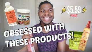 Mens Natural Hair Product Haul What Ive been using to grow healthy hair [upl. by Nosnej]