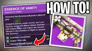 How To Get TRANQUILITY Sniper Rifle In Destiny 2 Chamber Of Night Location  Horned Wreath [upl. by Rollie990]