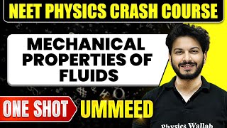 MECHANICAL PROPERTIES OF FLUIDS in 1 Shot All Concepts Tricks amp PYQs  NEET Crash Course  Ummeed [upl. by Reyam]