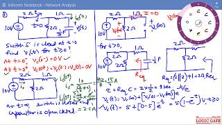 Transient Analysis First order R C and R L Circuits [upl. by Lourie]