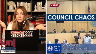 Chaos erupts during Seattle City Council meeting – yet again [upl. by Mientao]