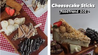 Cheesecake Sticks  Käsekuchen am Stiel  Caketrend 2021 [upl. by Spiegleman]