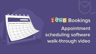 Complete walkthrough of Zohos appointment scheduling software  Zoho Bookings [upl. by Nnywg]