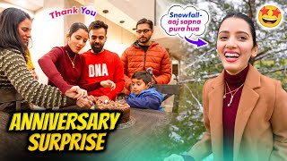 Anniversary Surprise 🥹 Didi Aur Jiju Ne Dil Khush Kar Diya ❤️ [upl. by Vera132]