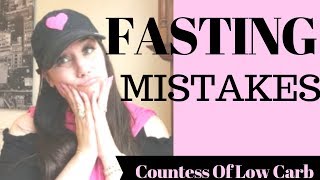 Intermittent Fasting Mistakes For Women 👸 [upl. by Shepherd]