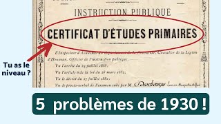 LE CERTIFICAT DÉTUDES PRIMAIRES [upl. by Beetner]