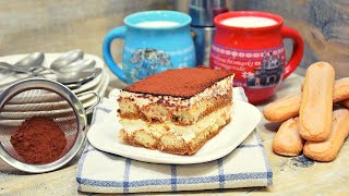 TIRAMISÚ SIN HUEVO  Receta Fácil [upl. by Akinna262]