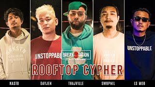 ROOFTOP CYPHER  NASTO  SWOPNIL  DAYJEN  LS MOB  PROD BY THAJVILLE  BREAKSTATION [upl. by Dnaltroc235]