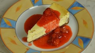 Original New York Cheesecake mit Erdbeersauce [upl. by Sheridan229]