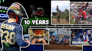 Haiden Deegan 10 Year Timeline  50s to SMX Champion [upl. by Sharman361]