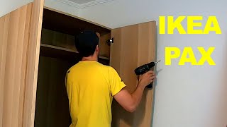 Timelapse  IKEA Wardrobe PaxForsand Assembly [upl. by Attiuqihc]