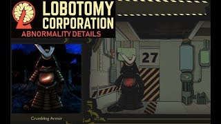 Lobotomy Corp Abnormalities  Crumbling Armor [upl. by Anaytat720]