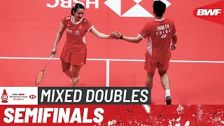 HSBC BWF World Tour Finals 2023  SeoChae KOR vs ZhengHuang CHN  SF [upl. by Ecahc614]