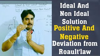 L10  std 12th chemistry CH  2  ideal solution and Non ideal solution [upl. by Gates]