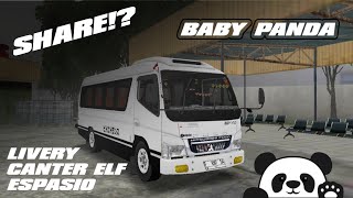 SHARE  LIVERY CANTER ELF ESPASIO BABY PANDA [upl. by Wisnicki]