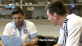 Sergio Agueros indepth interview with Leo Messi [upl. by Ellenod]