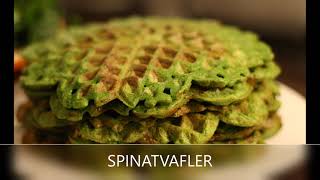 Spinatvafler til vegetarfest [upl. by Dow405]