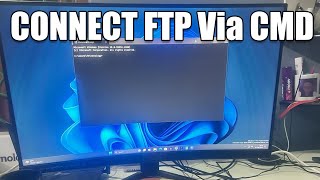 How To Connect and Login FTP Server using CMD on Windows 11 [upl. by Mozza]