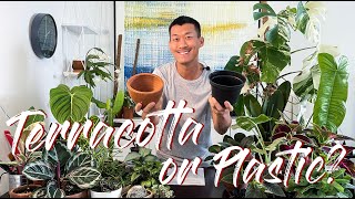 Terracotta VS Plastic Pots and everything in between [upl. by Anidan]