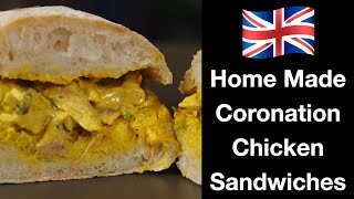 e07 Coronation Chicken Sandwich  Ciabatta Bread Recipe  Coronation Chicken Filling Recipe [upl. by Siubhan]