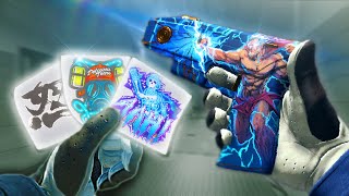 ZEUS OLYMPUS Best Sticker Combos in CS2 Olympus Crafts [upl. by Ahsinyt607]