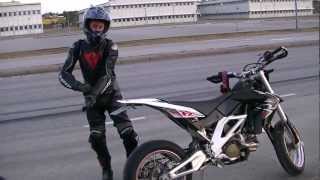 Aprilia SXV 550 with full Silmoto  Soundcheck [upl. by Ylrad]