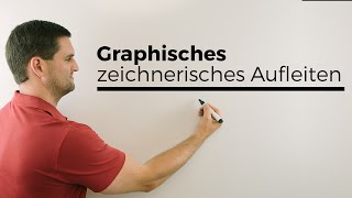 Graphisches zeichnerisches Aufleiten Graph der Stammfunktion  Mathe by Daniel Jung [upl. by Kcim]