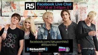 R5onHits1  R5 Live Chat on SiriusXM Hits 1 [upl. by Attelocin564]