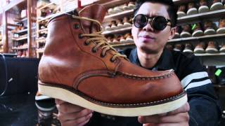 ความแตกต่าง Red wing 875 Newoldvintage Model และ Hawkins boot รีวิว [upl. by Aniraad]